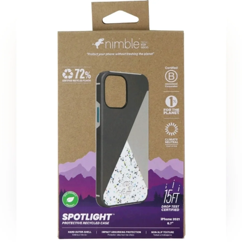 New iPhone 13 ProNimble Spotlight Series Case for Gray / Charcoal